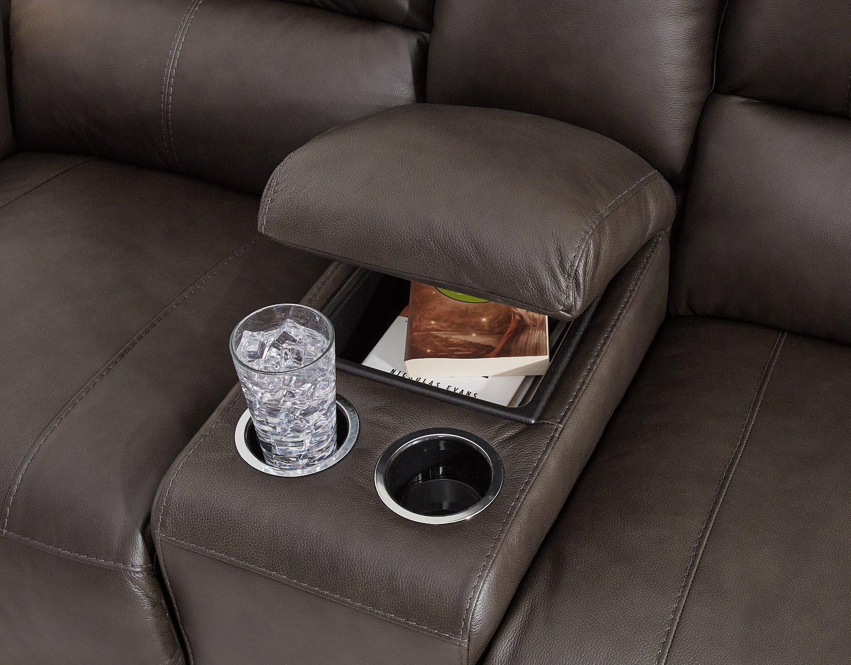 Boxmere Power Reclining Loveseat with Console