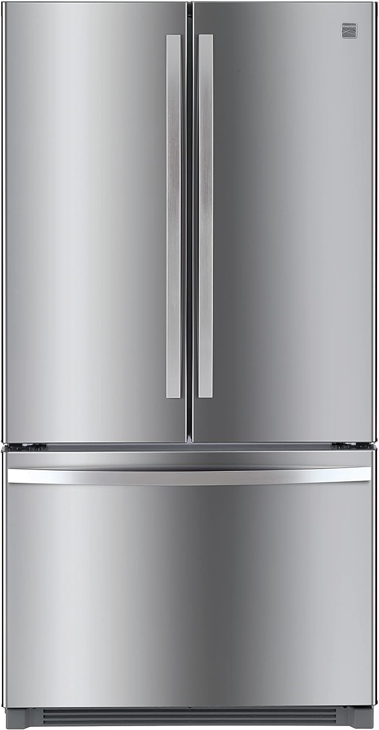 Kenmore 4673025 26.1 cu.ft. Non-Dispense French Door Refrigerator with Active Finish, cu. ft, Fingerprint Resistant Stainless Steel