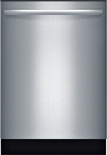 Bosch - 100 Series 24" Tall Tub Built-In Dishwasher with Stainless-Steel Tub - Stainless Steel